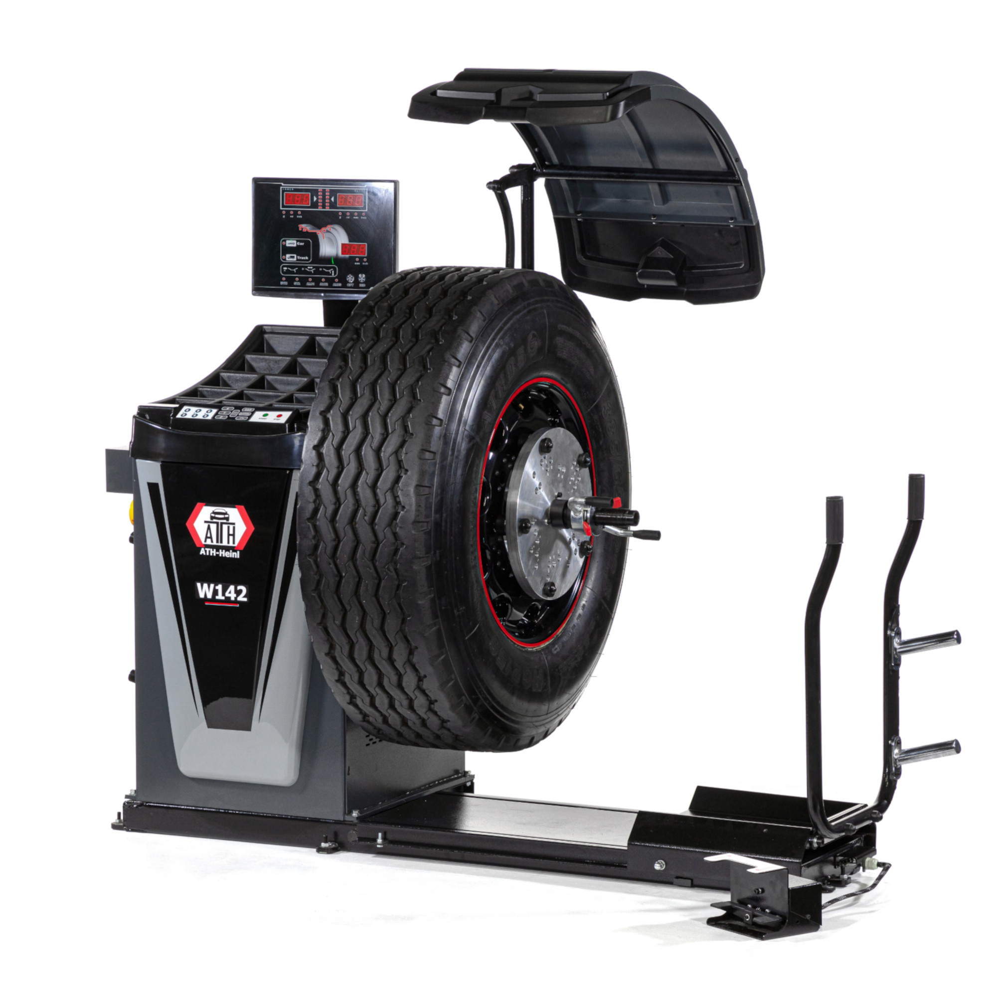 Truck wheel balancers